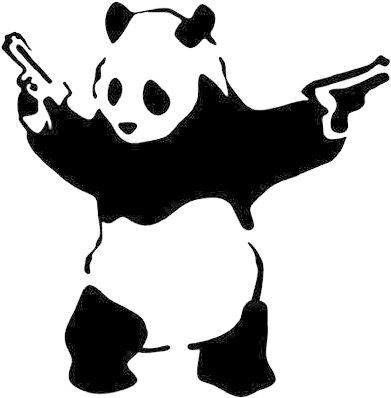 Gunner Panda Vinyl Decal - Gunner Panda Vinyl Decal (450x450)