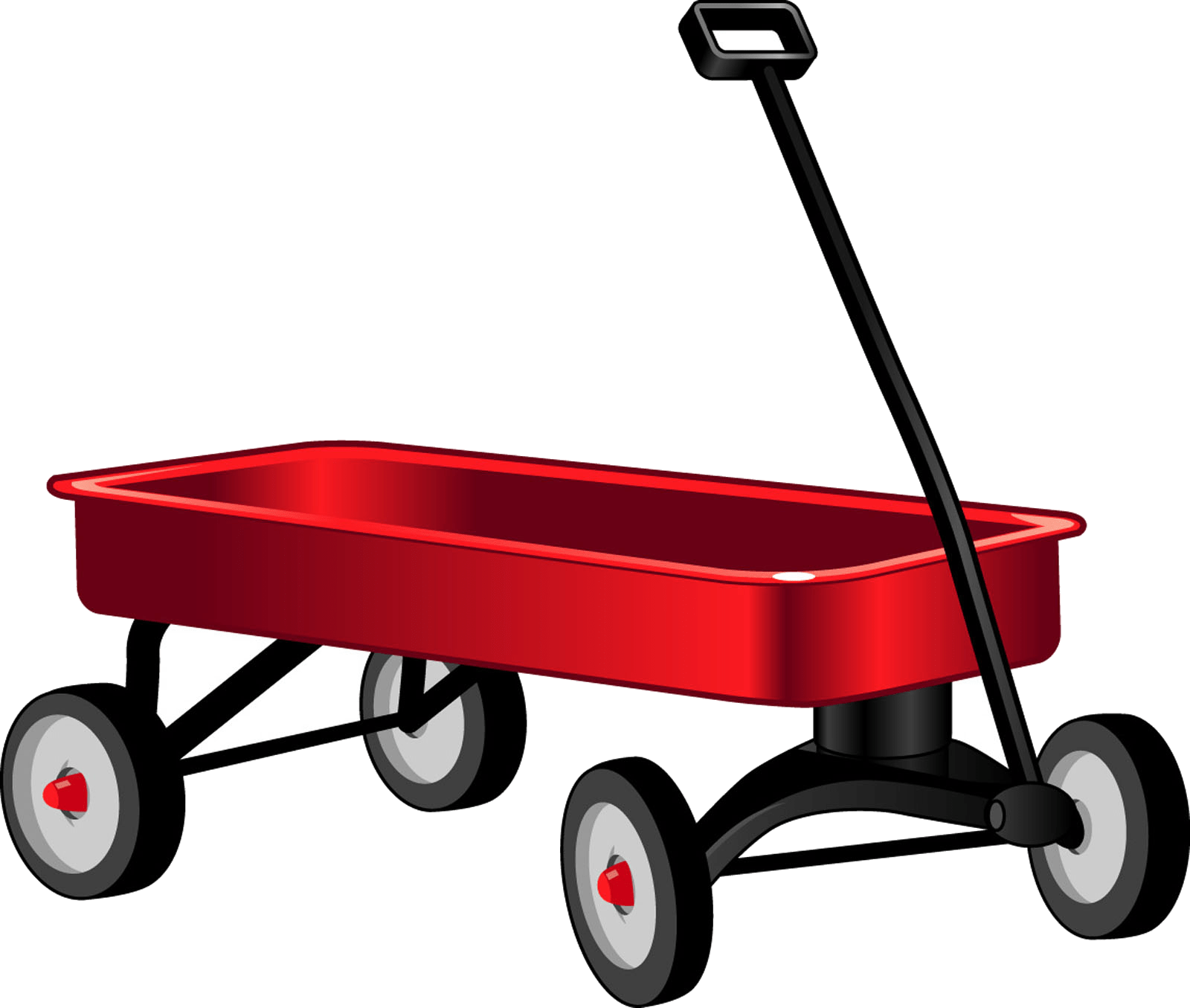 Clip Art Red Wagon - Clip Art Red Wagon (1600x1355)