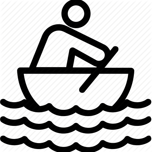 Automobile By Vectors Market Boating Canoe Paddle - Automobile By Vectors Market Boating Canoe Paddle (512x512)