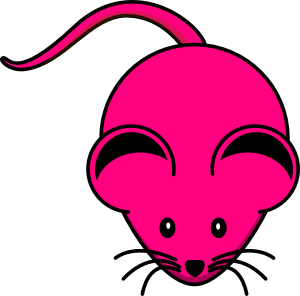 Magenta Mouse Clip Art At Clker - Magenta Mouse Clip Art At Clker (600x592)