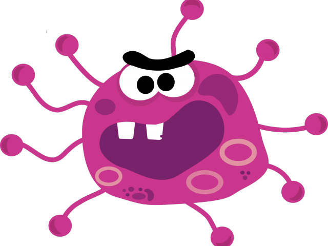 Bacteria Clipart Cold Virus - Bacteria Clipart Cold Virus (640x480)