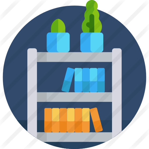 Book Shelf Free Icon - Book Shelf Free Icon (512x512)