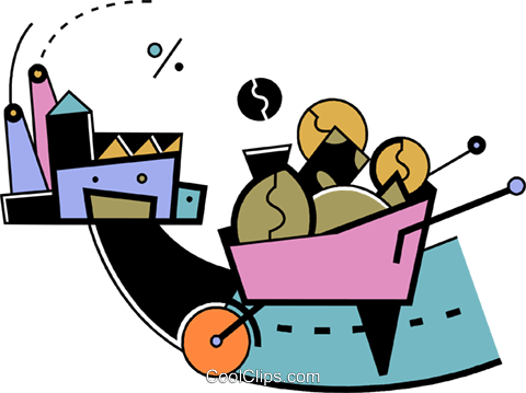 Factories And Refineries Royalty Free Vector Clip Art - Factories And Refineries Royalty Free Vector Clip Art (480x359)