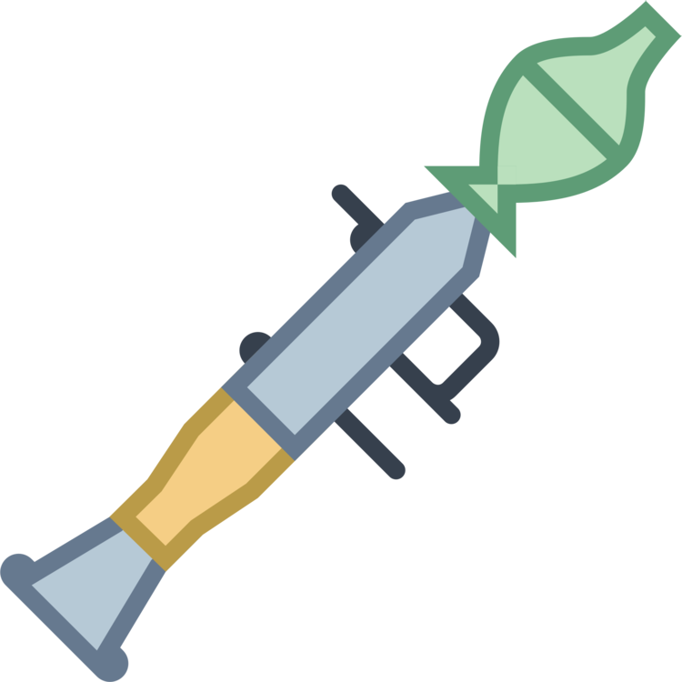 Rocket Propelled Grenade Computer Icons Weapon Gun - Rocket Propelled Grenade Computer Icons Weapon Gun (750x750)