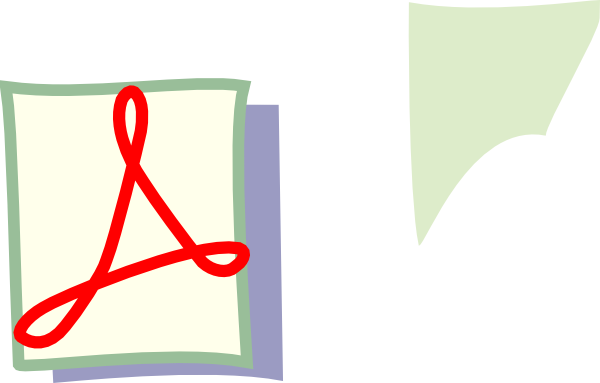 How To Set Use Pdf Icon Stylized Clipart - How To Set Use Pdf Icon Stylized Clipart (600x383)