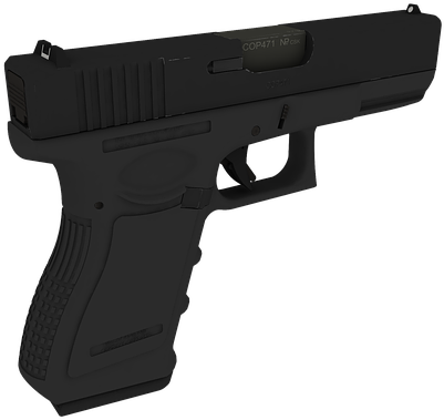 Glock Png Glock 19 Gun 9mm - Glock Png Glock 19 Gun 9mm (960x408)