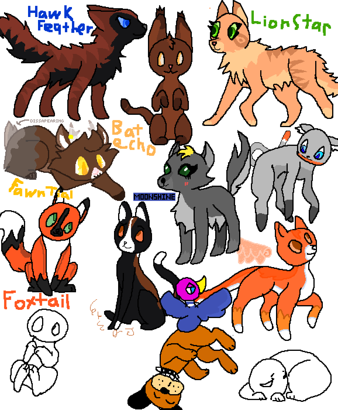 Warrior Cats And More Collab - Warrior Cats And More Collab (1156x1400)