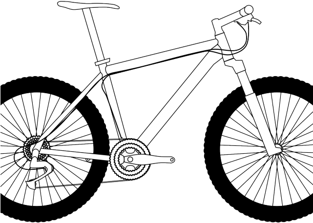 Finish Line Clipart Bike - Finish Line Clipart Bike (640x480)