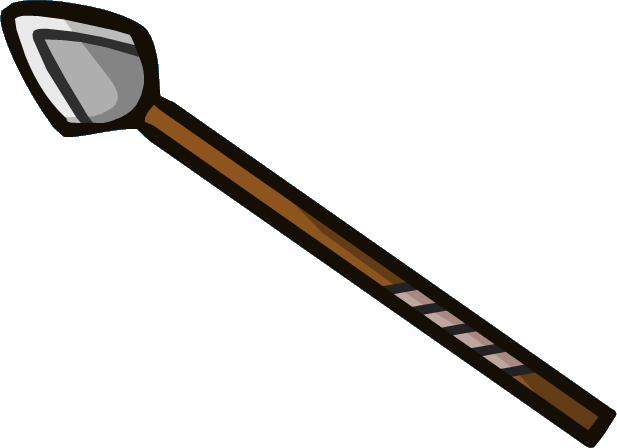 Spear Clipart Wooden Spear - Spear Clipart Wooden Spear (617x448)