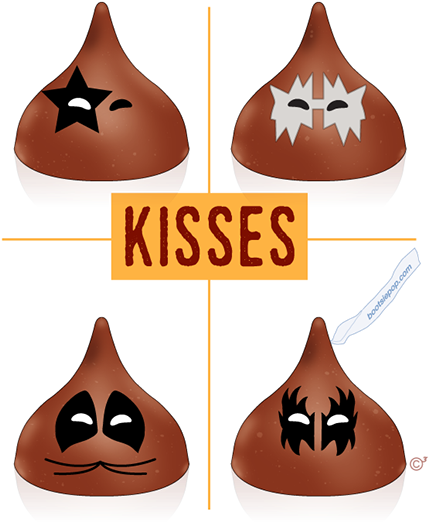 Kiss Band, Hershey's Kisses, Music, Rock & Roll, Demon, - Kiss Band, Hershey's Kisses, Music, Rock & Roll, Demon, (612x612)