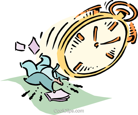 Time Management Royalty Free Vector Clip Art Illustration - Time Management Royalty Free Vector Clip Art Illustration (480x403)