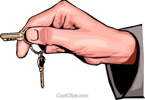 Hand Holding Keys Royalty Free Vector Clip Art Illustration - Hand Holding Keys Royalty Free Vector Clip Art Illustration (480x333)