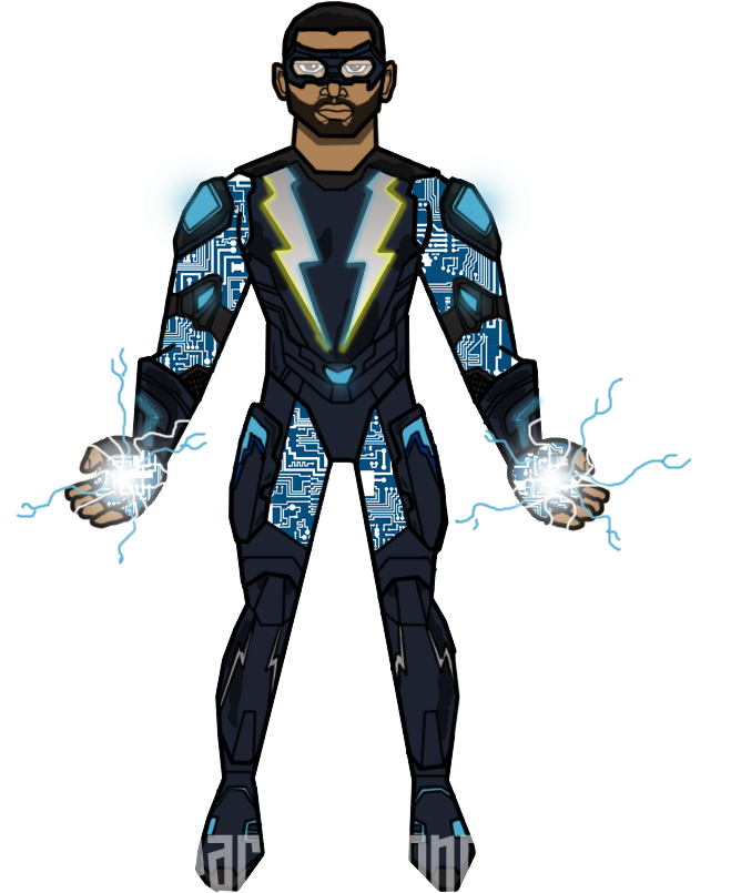 The Cw Version By Parisnjones Black Lightning, Justice - The Cw Version By Parisnjones Black Lightning, Justice (715x856)
