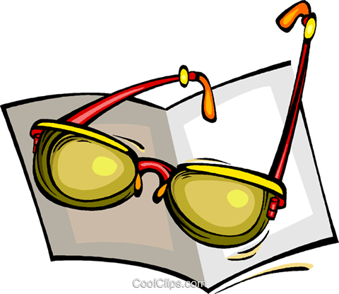 Reading Glasses, Glasses Royalty Free Vector Clip Art - Reading Glasses, Glasses Royalty Free Vector Clip Art (480x416)