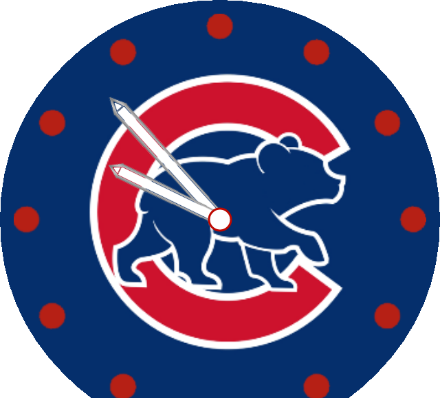 Chicago Cubs Watch Face Preview - Chicago Cubs Watch Face Preview (640x580)