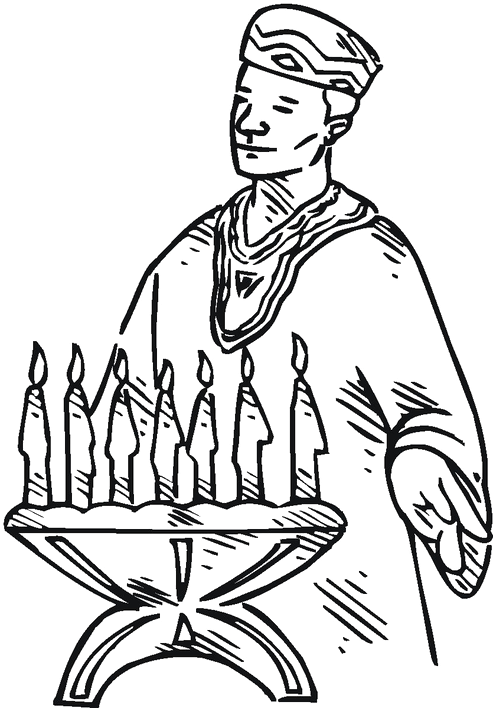 Kwanzaa Celebration Coloring Pages - Kwanzaa Celebration Coloring Pages (626x855)