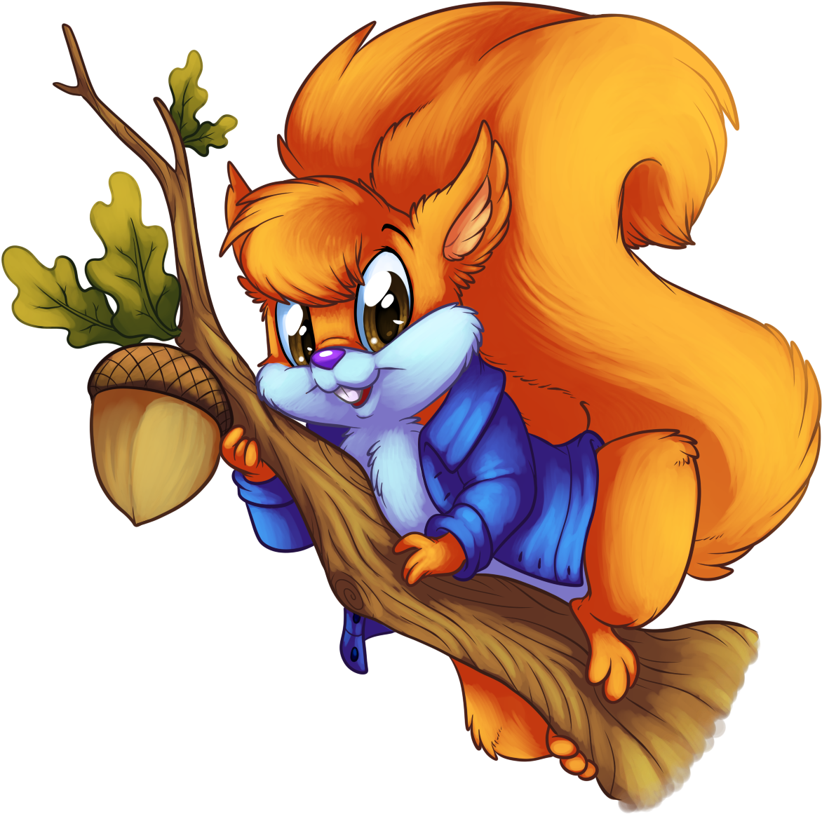 Ace Squirrel In The Tree - Ace Squirrel In The Tree (1228x1201)