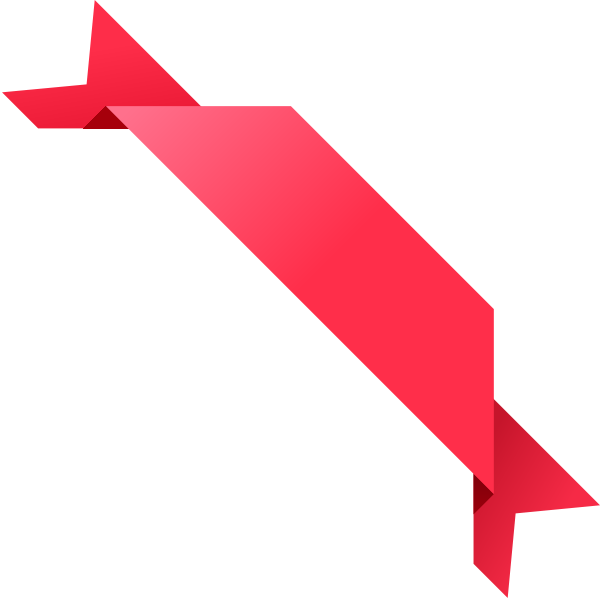Corner Ribbon03 Pink Vector Data Svg Public Domain - Corner Ribbon03 Pink Vector Data Svg Public Domain (600x600)