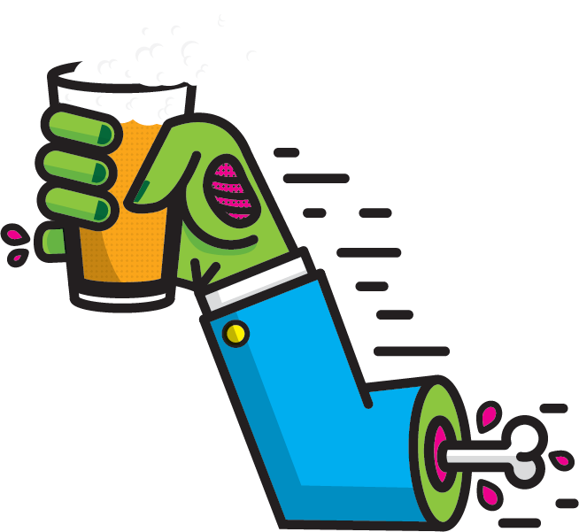 Oct 18 Pint Of Hope Zombie Pub Crawl - Oct 18 Pint Of Hope Zombie Pub Crawl (654x601)