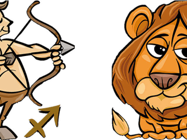 Sagittarius Clipart Lion - Sagittarius Clipart Lion (640x480)