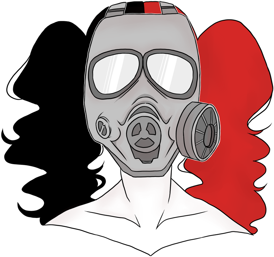 Gas Mask By Flowertigers - Gas Mask By Flowertigers (894x894)