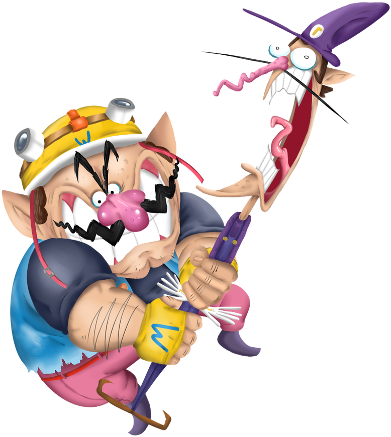 Wario N Waluigi By Raffaroni N Cheese - Wario N Waluigi By Raffaroni N Cheese (894x894)
