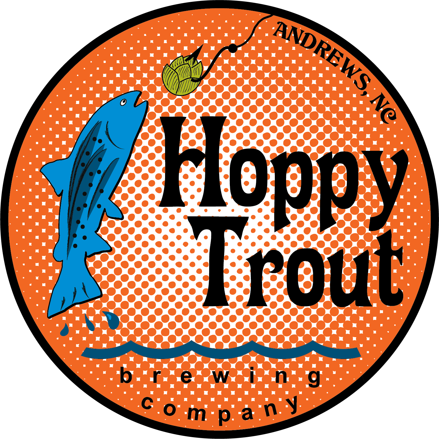 Hoppy Trout Brewing Company Logo - Hoppy Trout Brewing Company Logo (1444x1444)