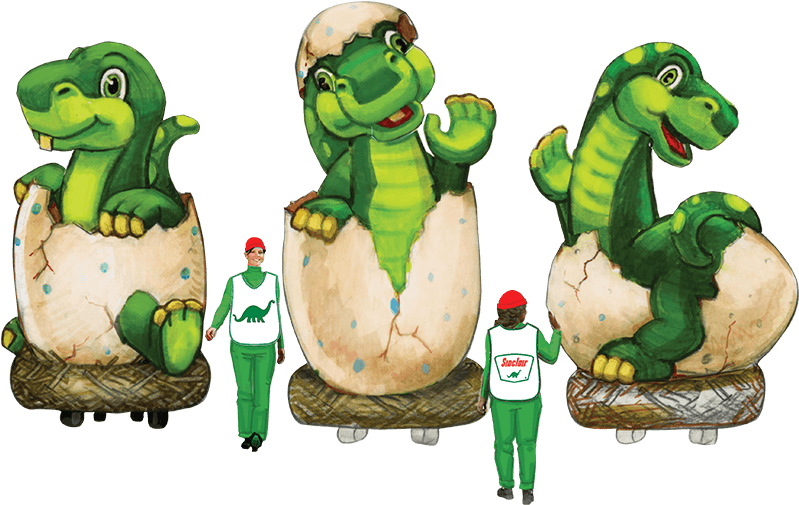 Image Three Baby Dinos - Image Three Baby Dinos (800x800)