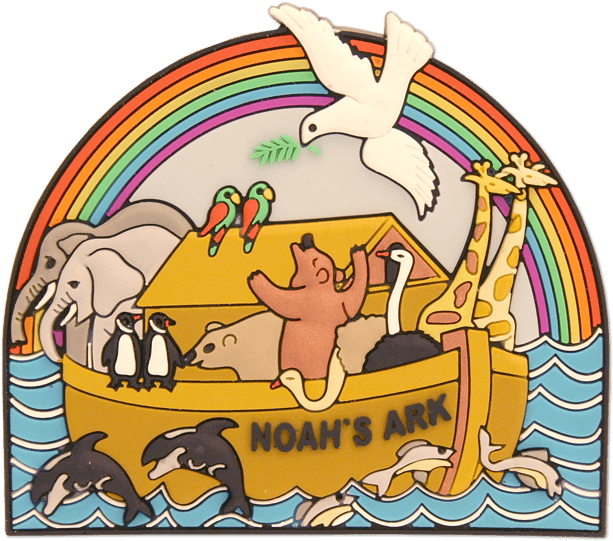 Noah's Ark 3d Magnet - Noah's Ark 3d Magnet (650x650)