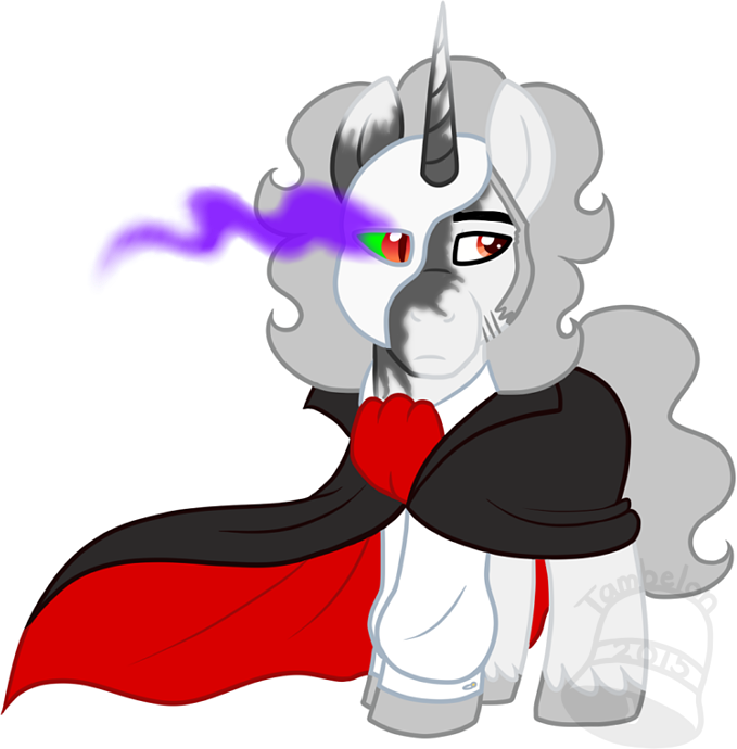 Tambelon, Cape, Clothes, Costume, Crystal Pony, Dark - Tambelon, Cape, Clothes, Costume, Crystal Pony, Dark (679x690)
