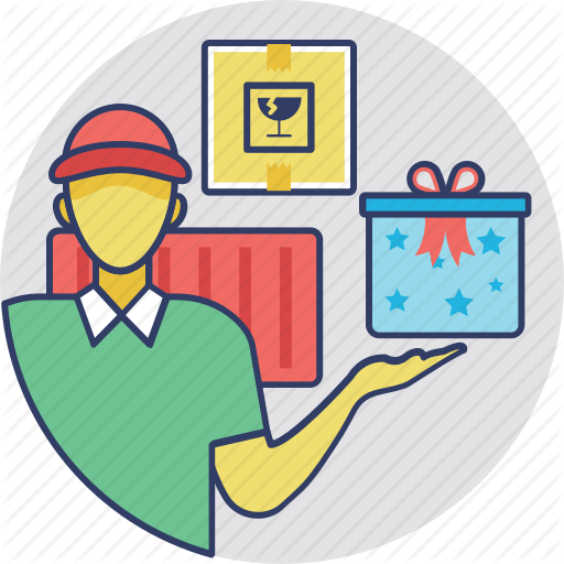Royalty Free Stock Delivery Clipart Courier Boy - Royalty Free Stock Delivery Clipart Courier Boy (512x512)