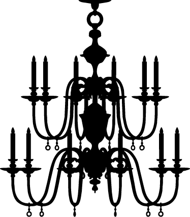 Jpg Library Download Chandelier Clipart - Jpg Library Download Chandelier Clipart (374x426)