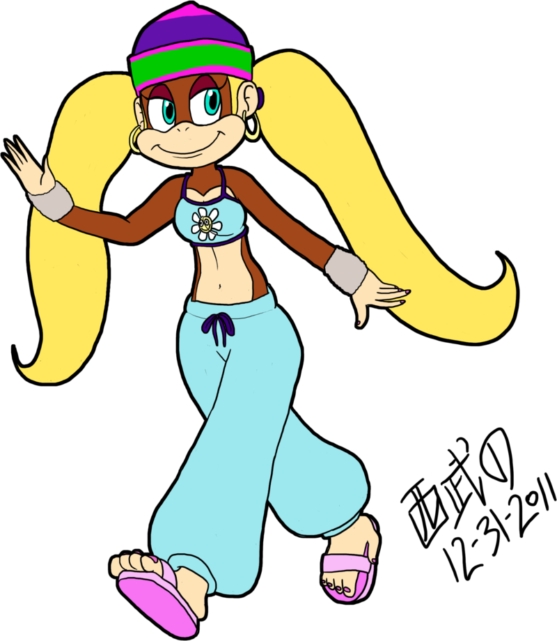 Tiny Kong By Tuxedomoroboshi - Tiny Kong By Tuxedomoroboshi (800x920)