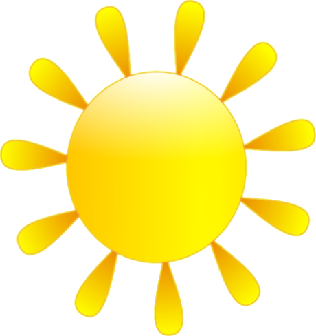Girly Sun Cliparts - Girly Sun Cliparts (460x488)