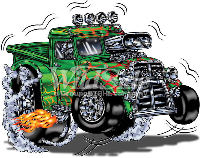 Clip Art Cartoon Truck The Wild - Clip Art Cartoon Truck The Wild (709x709)