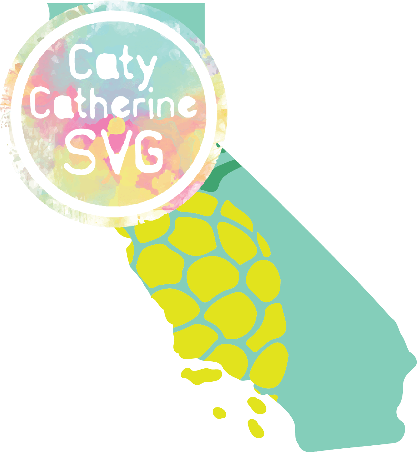 California Us State Pineapple Summer Svg File - California Us State Pineapple Summer Svg File (1500x1500)