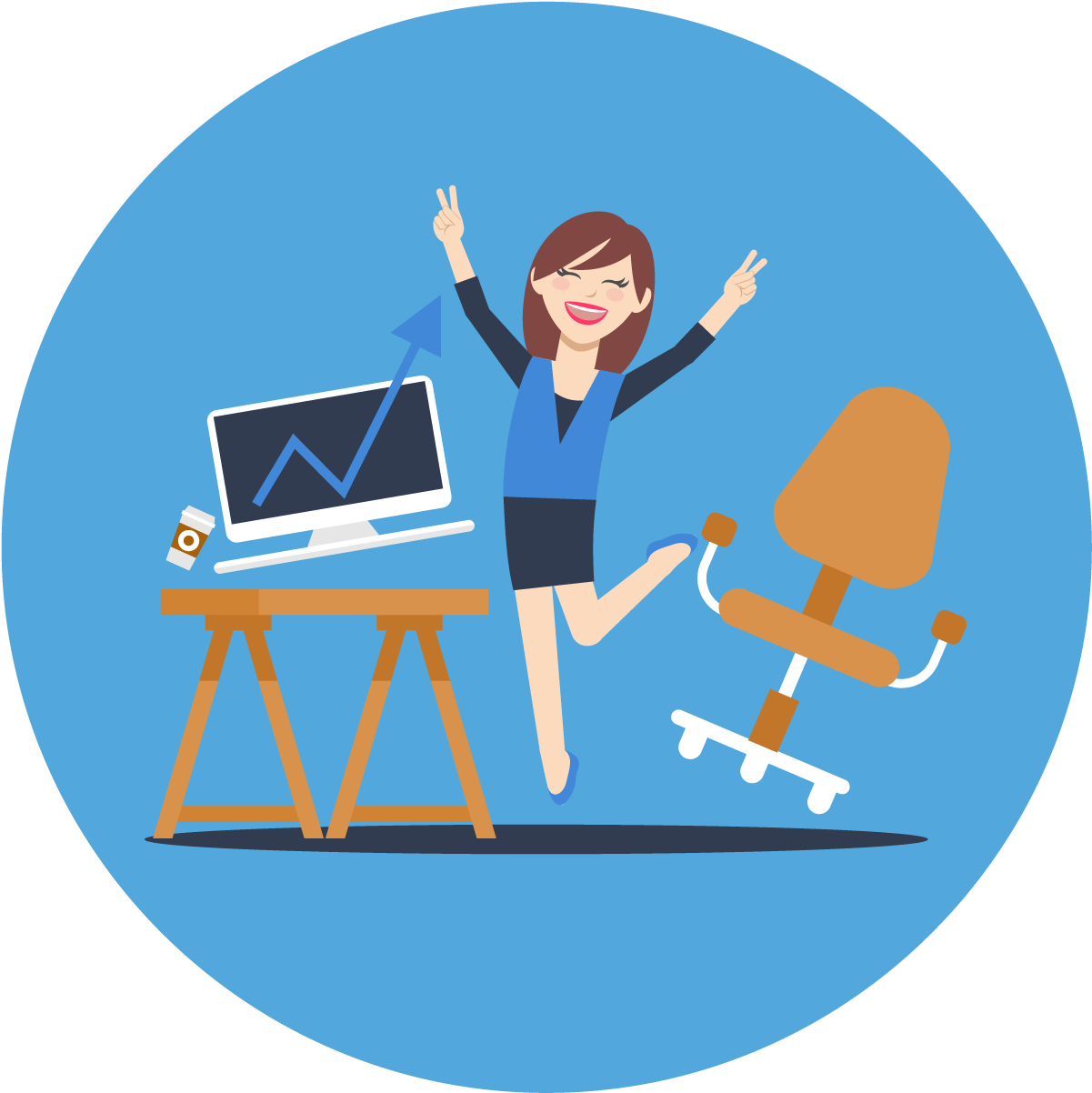 Excited Clipart Happy Customer - Excited Clipart Happy Customer (1233x1233)