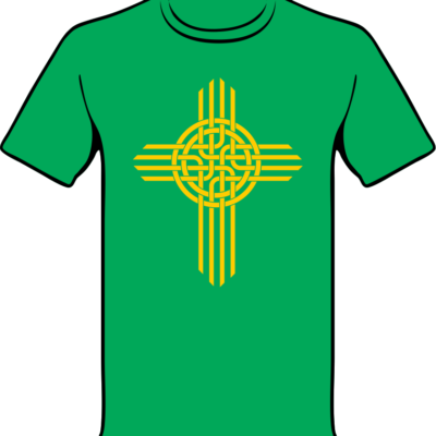 Celtic Zia Cross Shirt - Celtic Zia Cross Shirt (400x400)