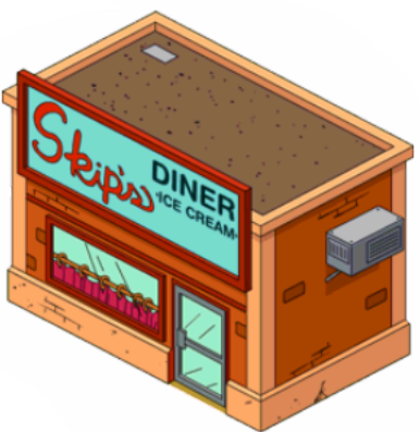 Skip's Diner Tapped Out - Skip's Diner Tapped Out (386x397)