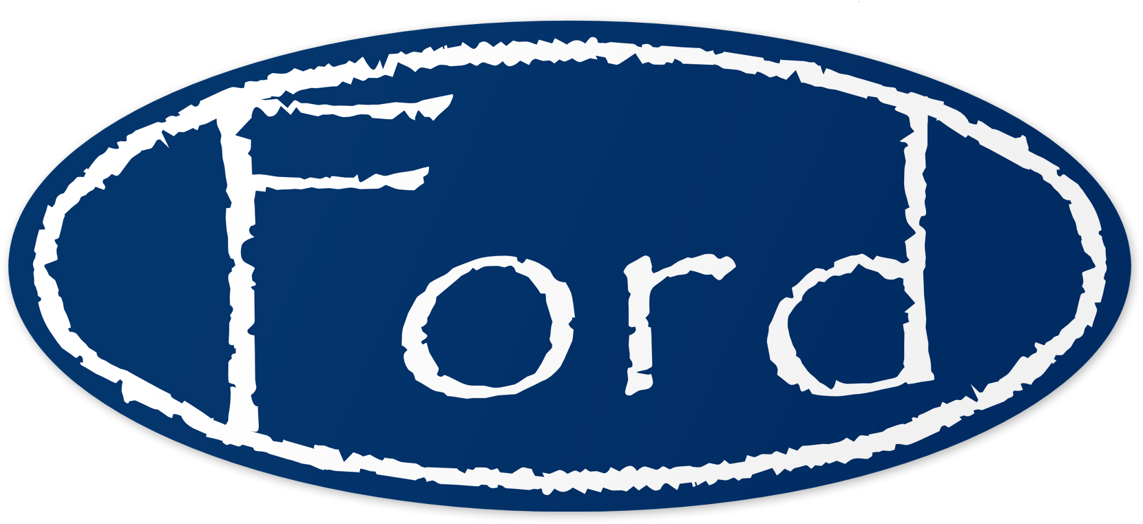 Ford Logo In Papyrus Font - Ford Logo In Papyrus Font (1770x1093)