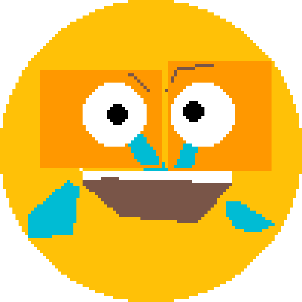 Sad Laughing Emoji - Sad Laughing Emoji (1200x1200)