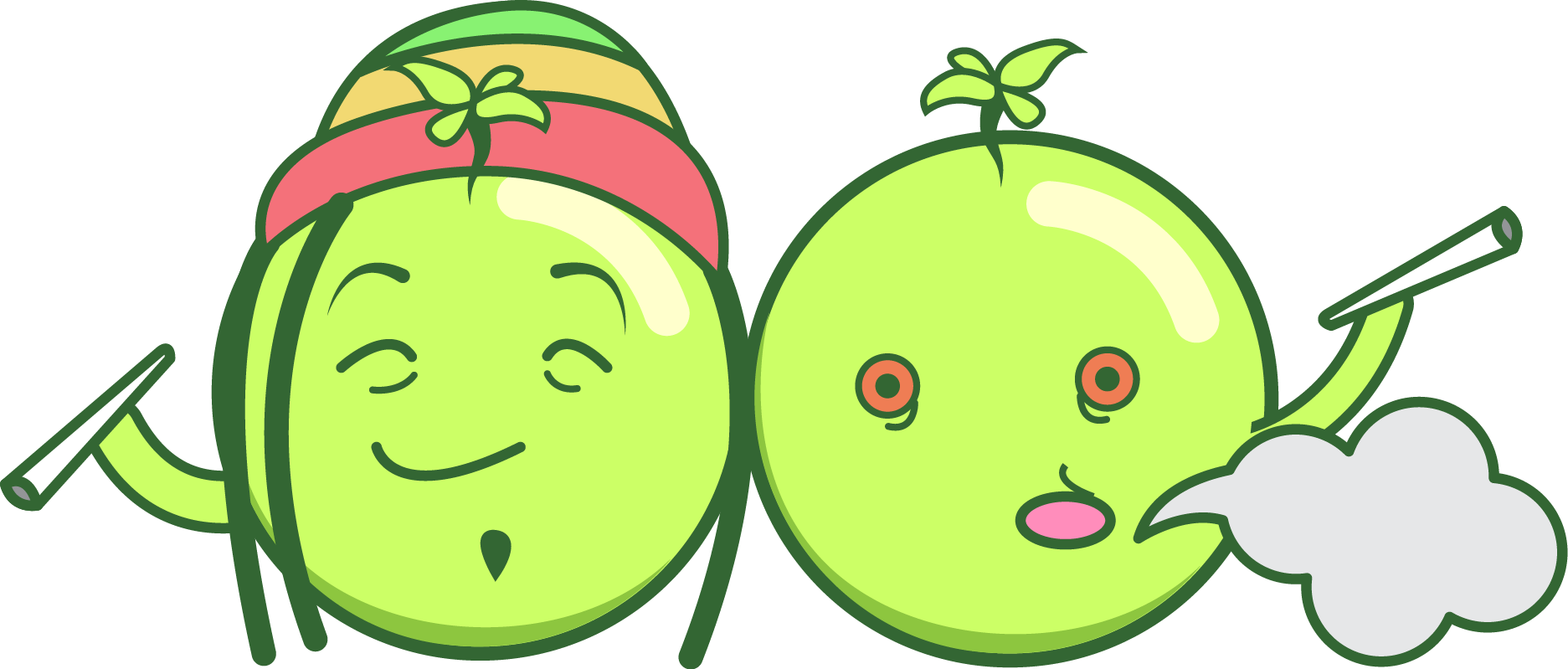 Clip Art Emoji Cannabis 420 Day Content Curation Text - Clip Art Emoji Cannabis 420 Day Content Curation Text (1873x799)