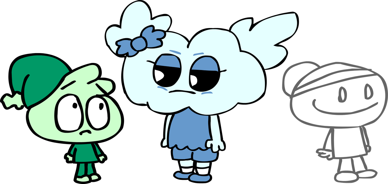 Cloudella And Bomdulo Height Comparison By Strongbadian404d - Cloudella And Bomdulo Height Comparison By Strongbadian404d (1295x617)