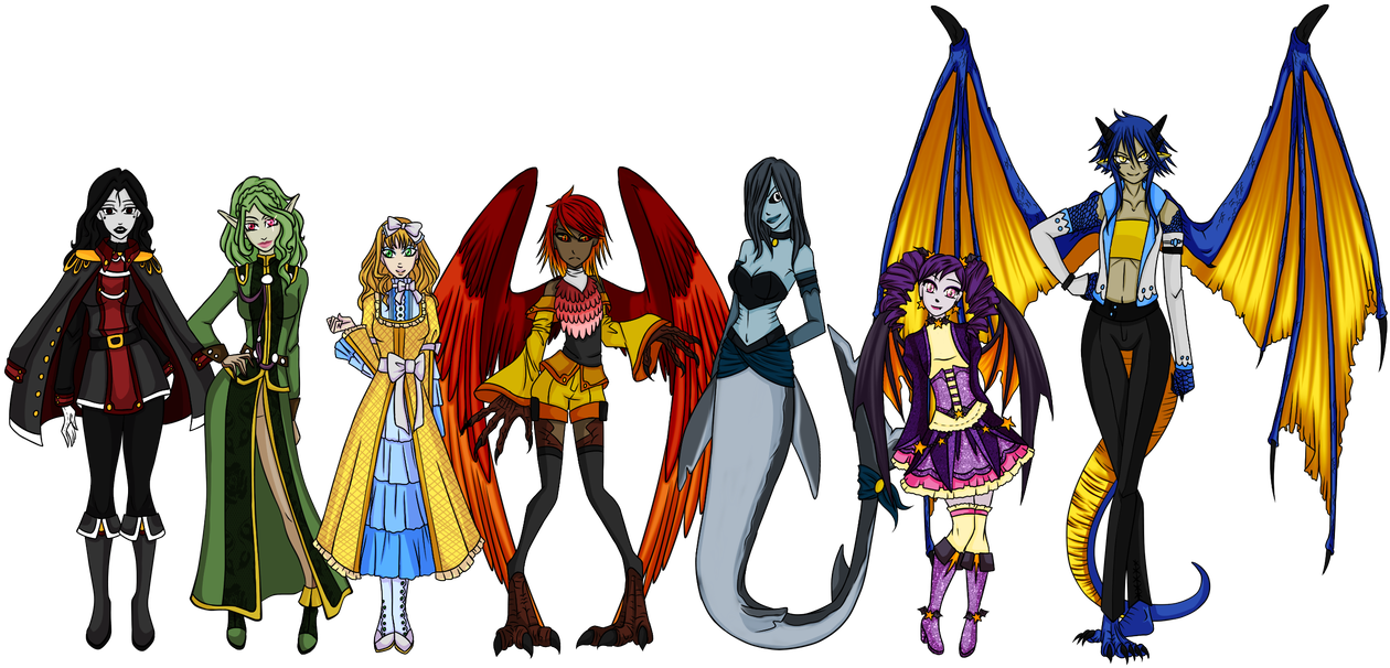 [one Piece Oc] Height Comparism By Killergirlfuria - [one Piece Oc] Height Comparism By Killergirlfuria (1290x619)