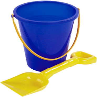 Sand Bucket And Spade - Sand Bucket And Spade (400x400)