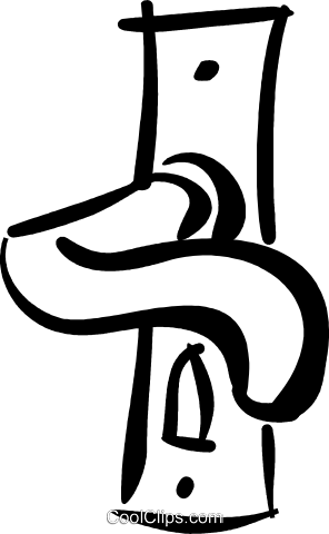 Door Knobs Royalty Free Vector Clip Art Illustration - Door Knobs Royalty Free Vector Clip Art Illustration (296x480)