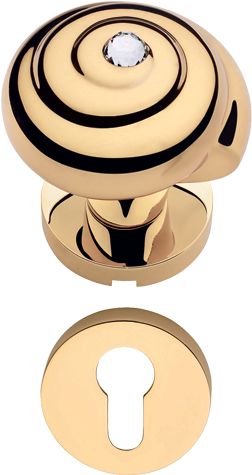 Designer Gold Plated Knob - Designer Gold Plated Knob (500x500)