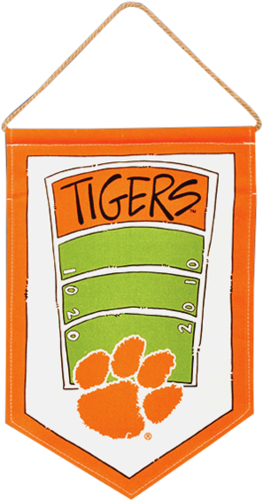Clemson University Small Door Hanger - Clemson University Small Door Hanger (369x600)