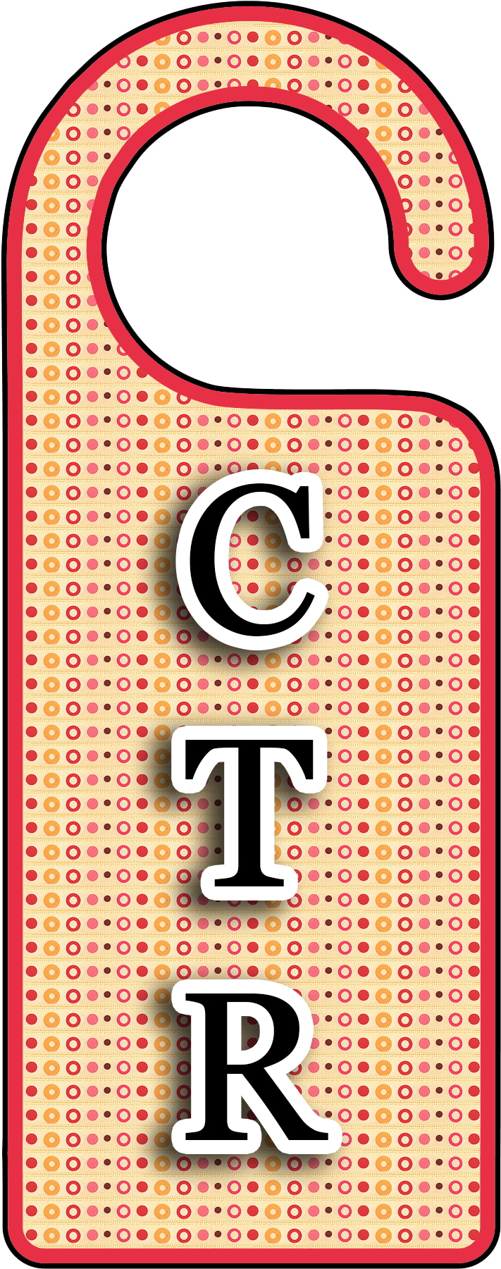 Ctr Door Knobs / Door Hangers - Ctr Door Knobs / Door Hangers (784x1864)