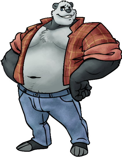 A Rugged Lad - A Rugged Lad (441x553)